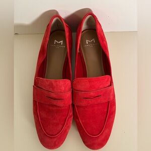 Like new Marc Fisher LTD red suede loafers
Sz 9